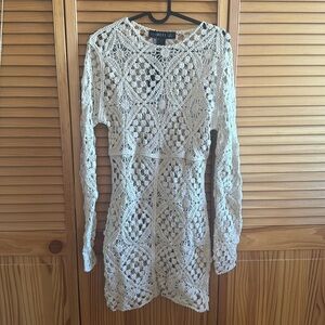 Lioness crochet coverup